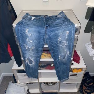 ripped boyfriend jeans